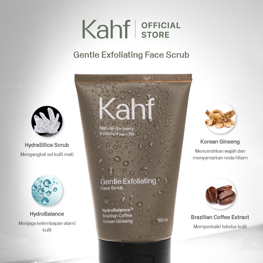 Kahf Gentle Exfoliating Face Scrub 100 ml