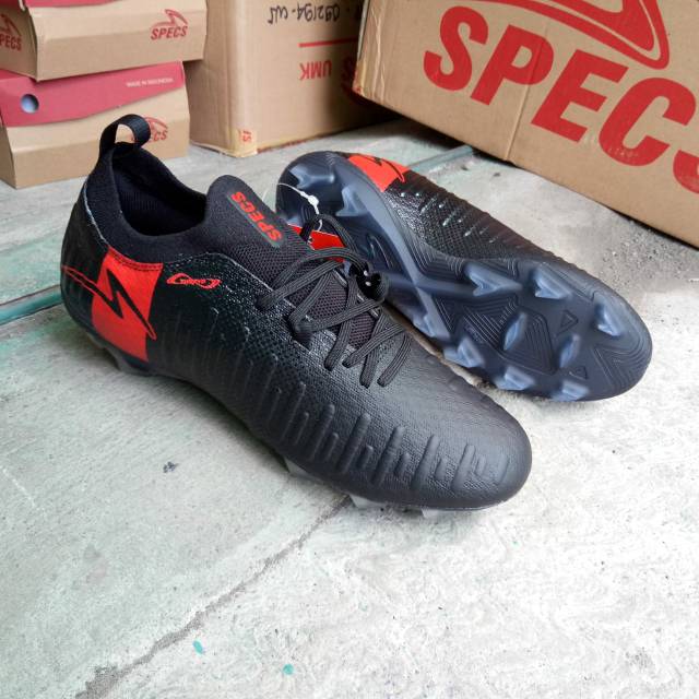 Specs Swervo Thunderbolt FB New Black Red