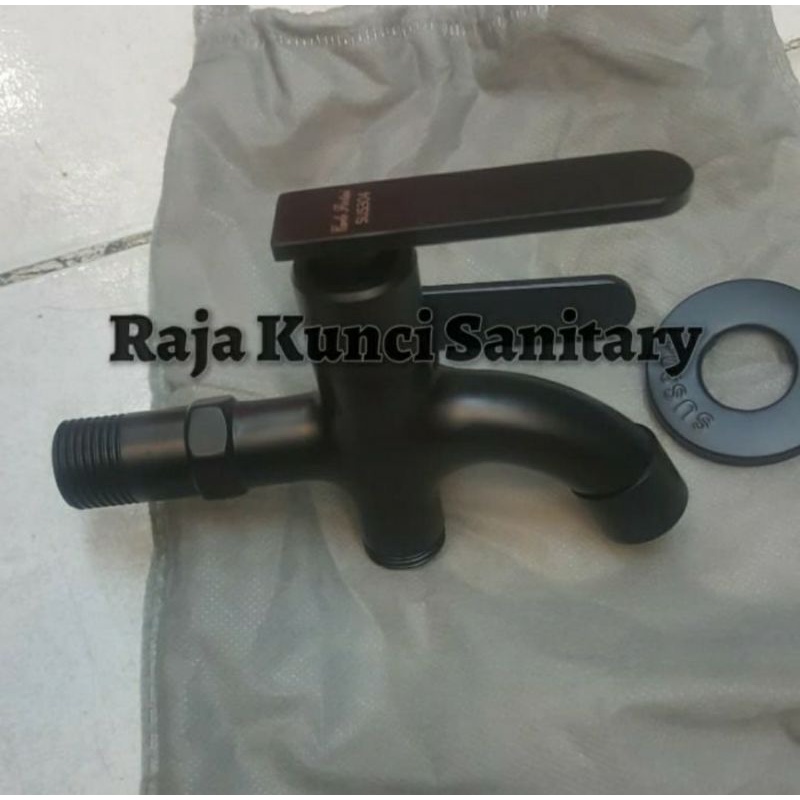 Kran Cabang Stainless SUS 304 Hitam Black/Kran Shower Hitam Black/Kran Double/Kran Dinding