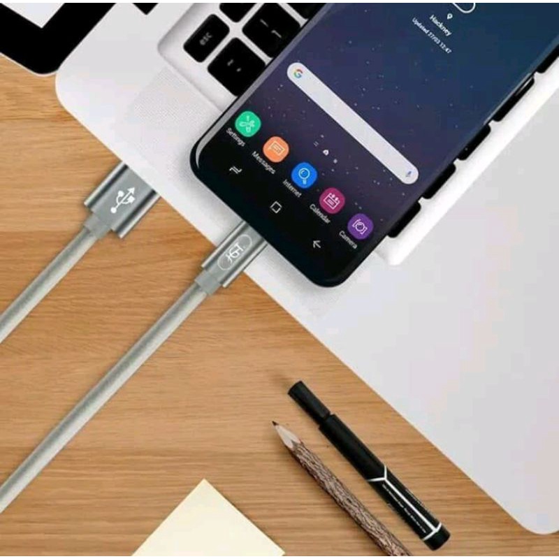 Cable USB Fast Charging Type-C Lighting 1 Meter JGT-001