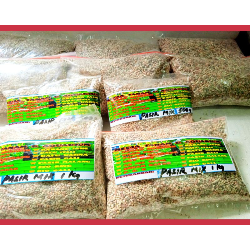 Pasir Mix Pancawarna Repack 1Kg &amp; 500gr(Murah)