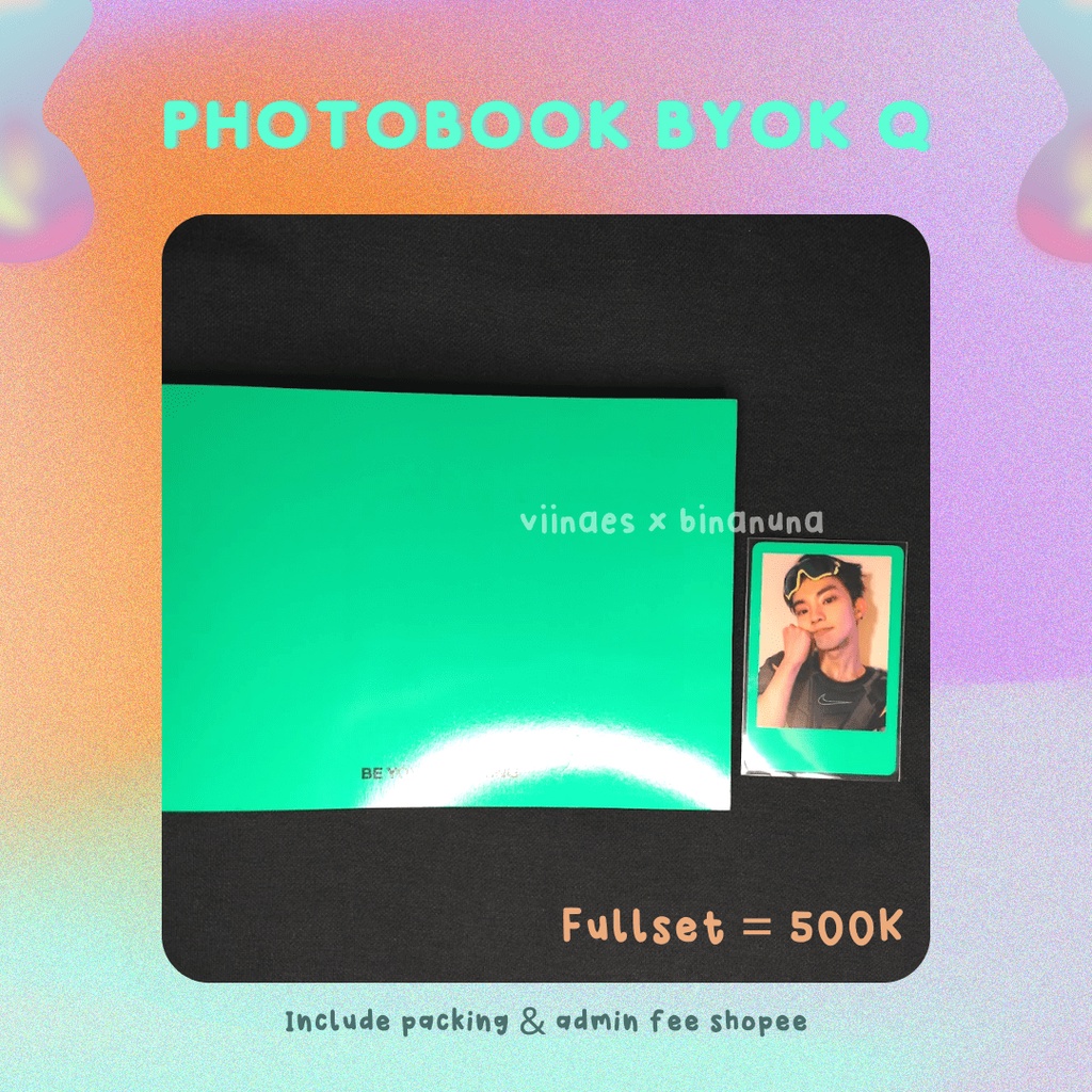 [ READY ] KEYRING / PHOTOBOOK THE BOYZ Q - BYOK