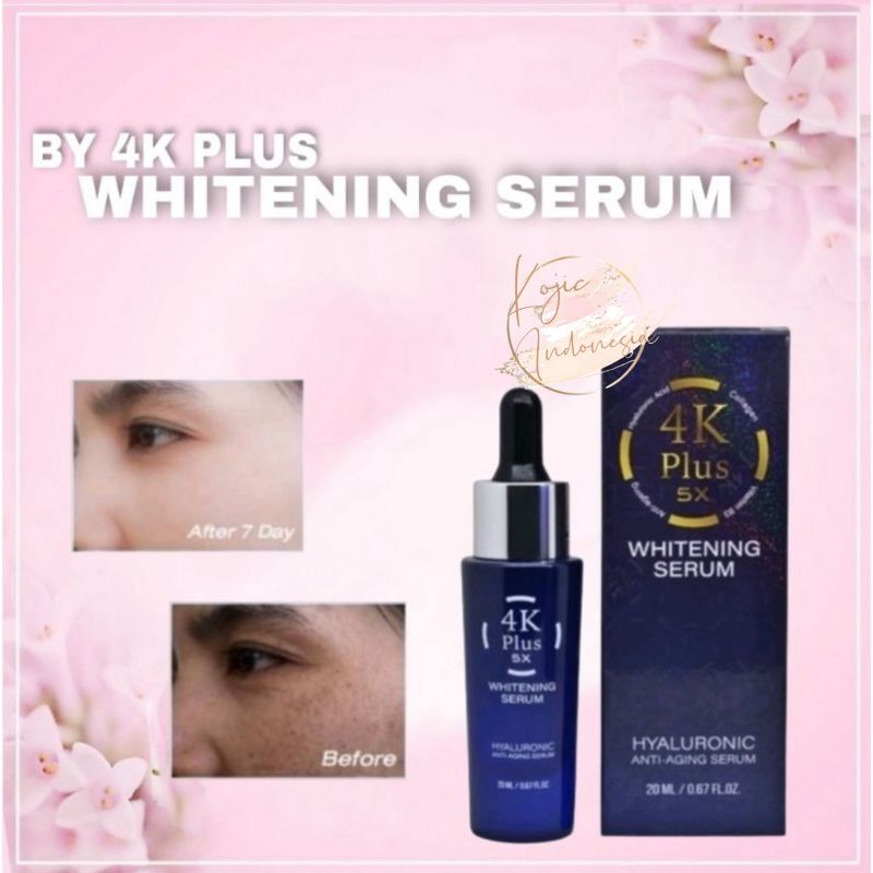 4K PLUS WHITENING SERUM