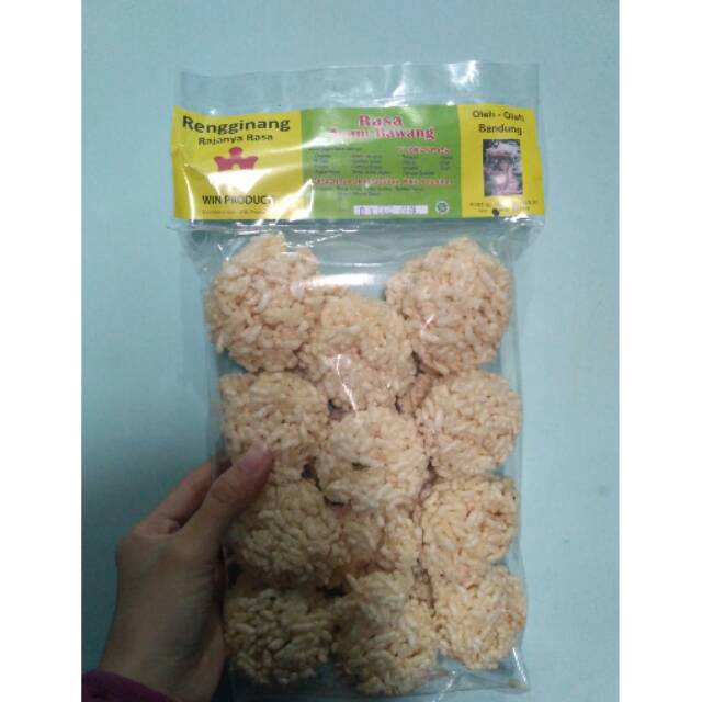 

Rengginang Rajanya rasa varian Ayam bawang 200gr