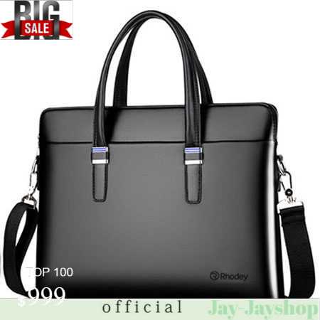 Rhodey Tas Selempang Pria Premium Kulit Leather Bag Briefcase - HA-062