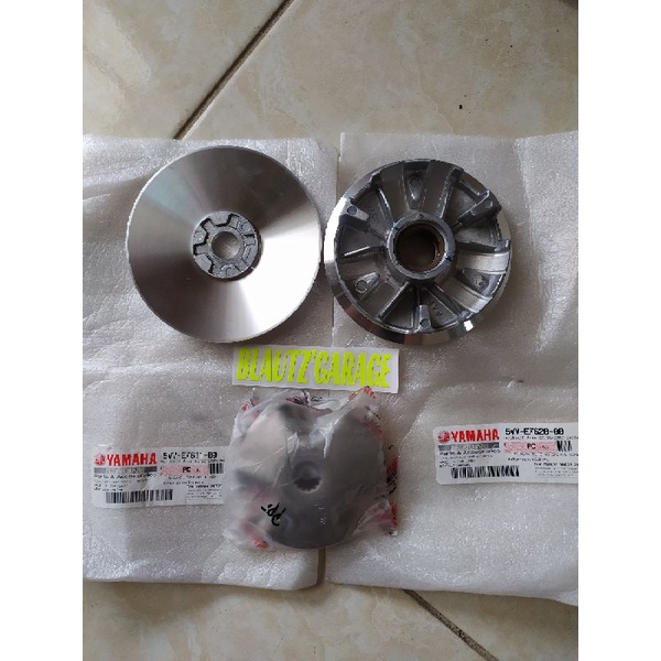 Pulley set 5vv+tutup 4DO Nouvo, Mio sporty, Mio soul, Mio smile, Fino karbu