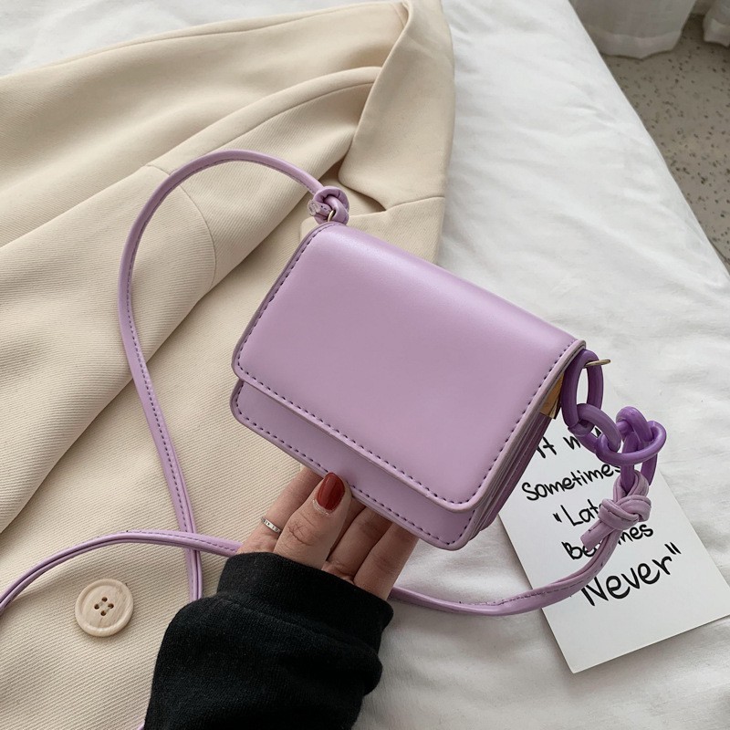 FINOM MICHELE - Tas Selempang Wanita Mini | Sling Bag Kotak Korea