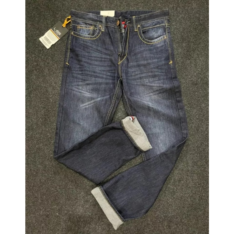 Celana jeans pria standard regular L-GIS terlaris 2022 / celana panjang pria standard berkualitas fa
