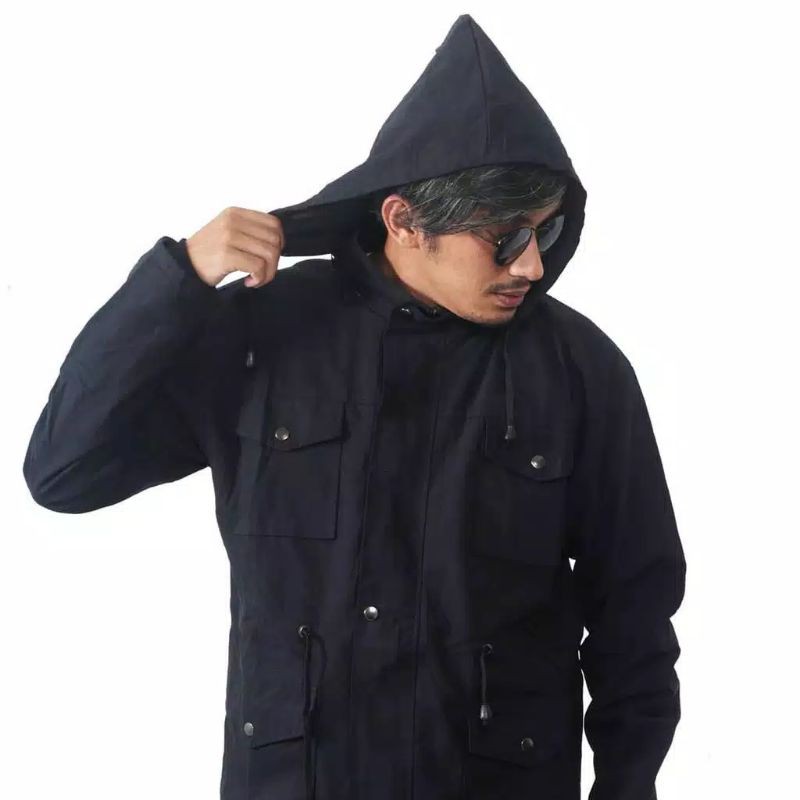 JAKET PARKA PRIA POLOS TERMURAH - JAKET PARKA COWOK ORIGINAL