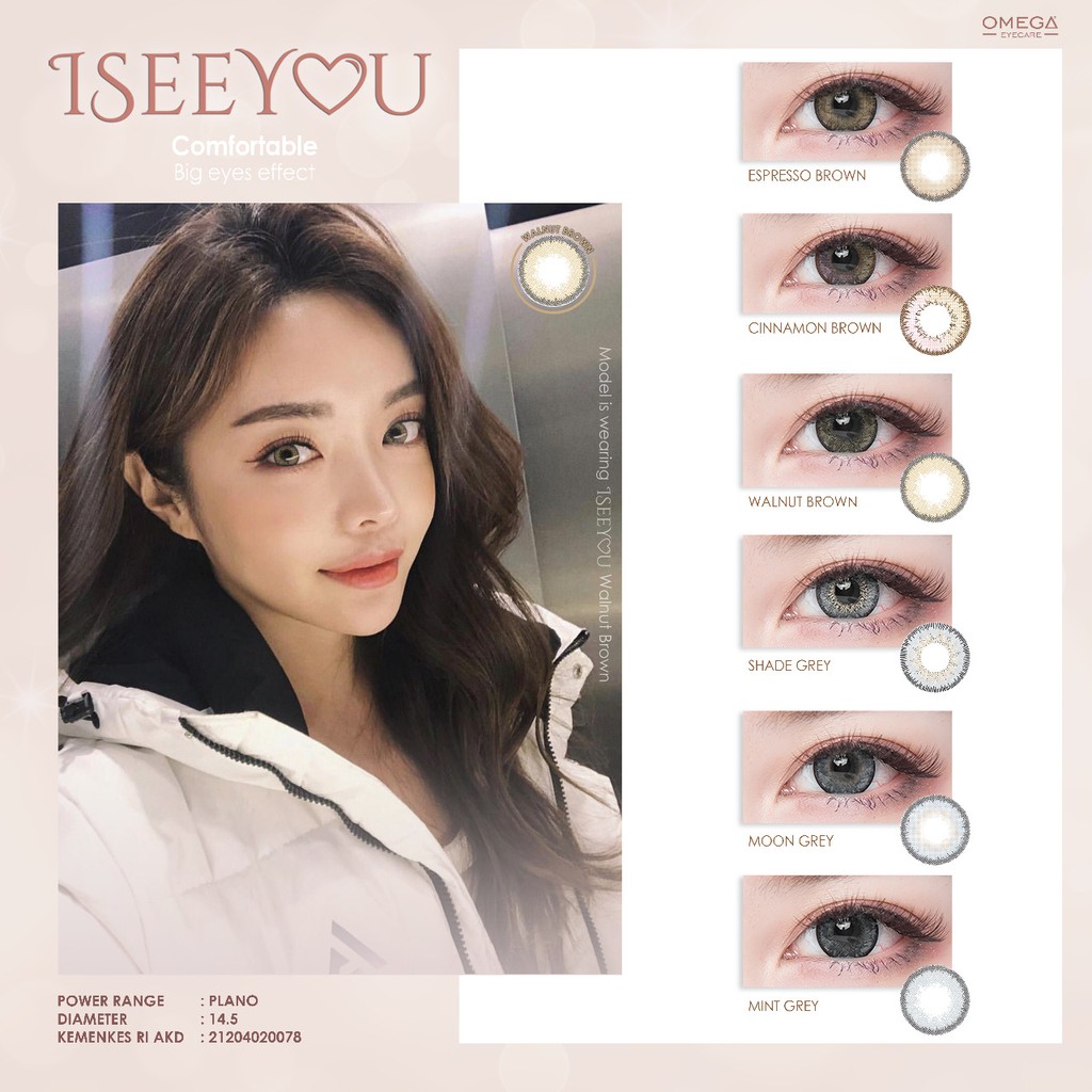 SOFTLENS I SEE YOU NORMAL - 14.5MM - FREE TEMPAT LENSA