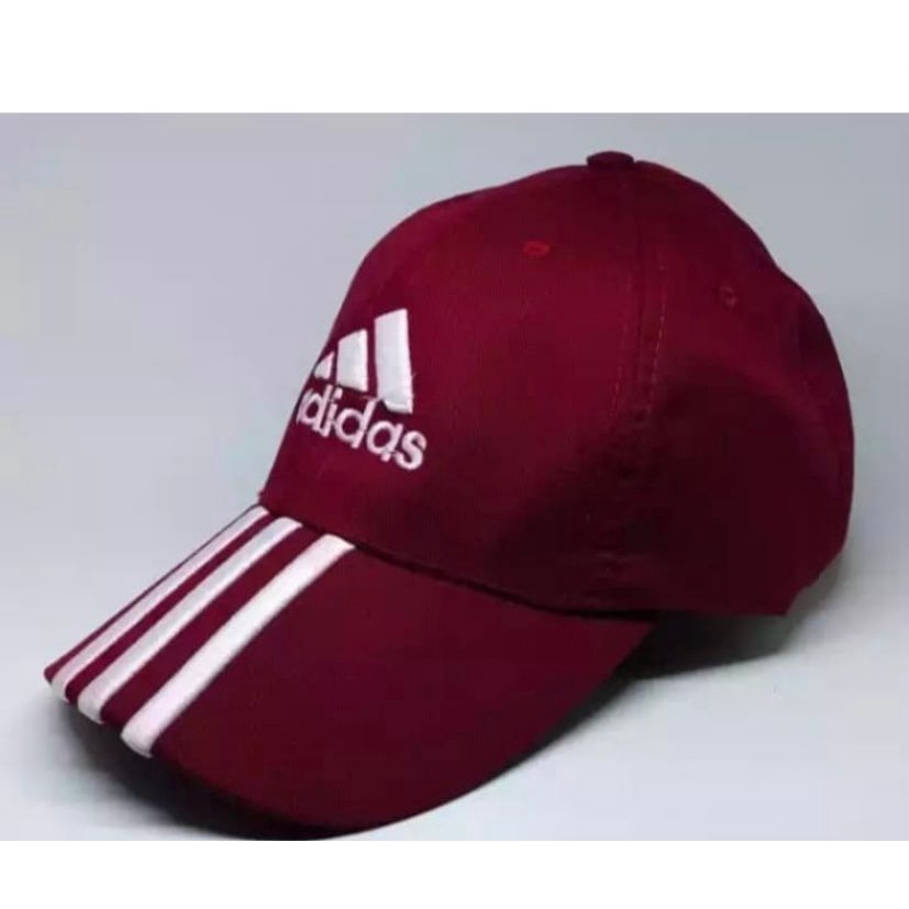 Topi baseball adidass garis import/topi pria wanita terbaru cod