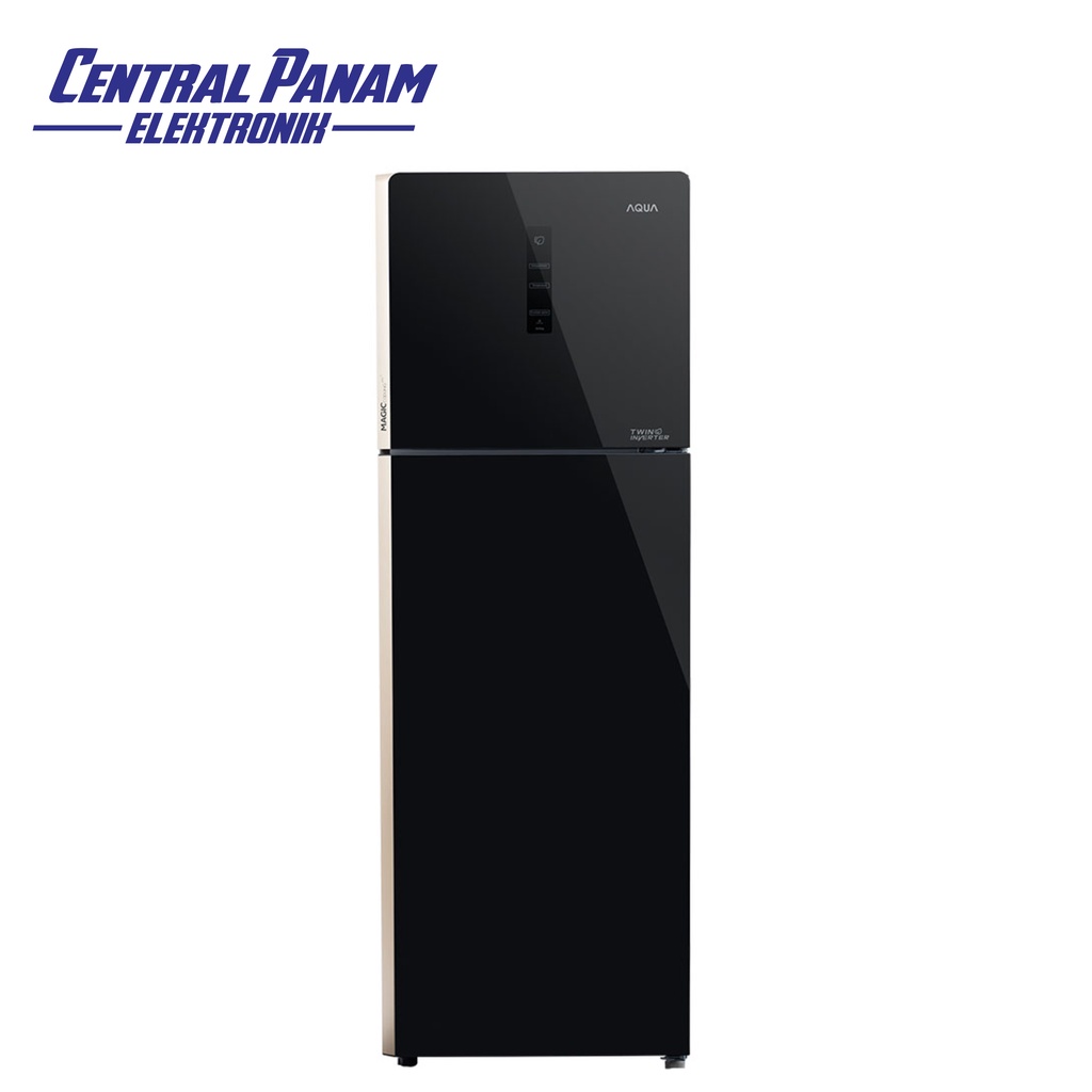 AQUA Kulkas 2 Pintu AQR-405IG(BK) Central Panam Elektronik