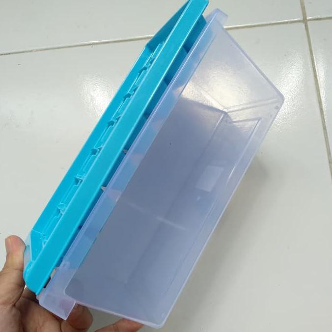 DISKON Cetakan Es Batu Lion Star + Wadah Elastis Foodgrade - Biru Muda