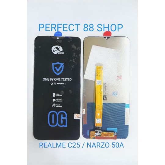 LCD TOUCHSCREEN REALME C25 / NARZO 50A COMPLETE ORIGINAL