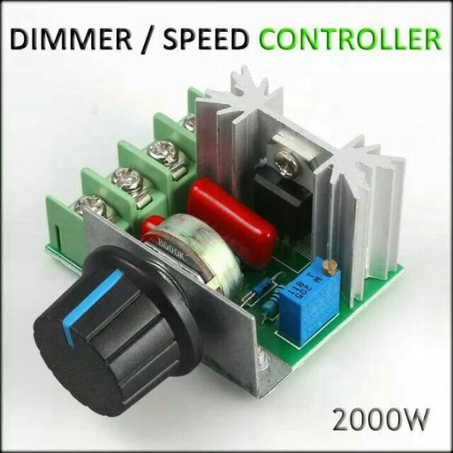 dimmer 2000 w pengatur kecepatan dinamo dll