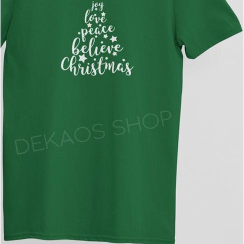 ❈ KAOS ROHANI KRISTEN / KAOS ROHANI PRIA WANITA /KAOS NATAL /DEKAOS 2108 - Hijau botol, SLIMFIT WANI