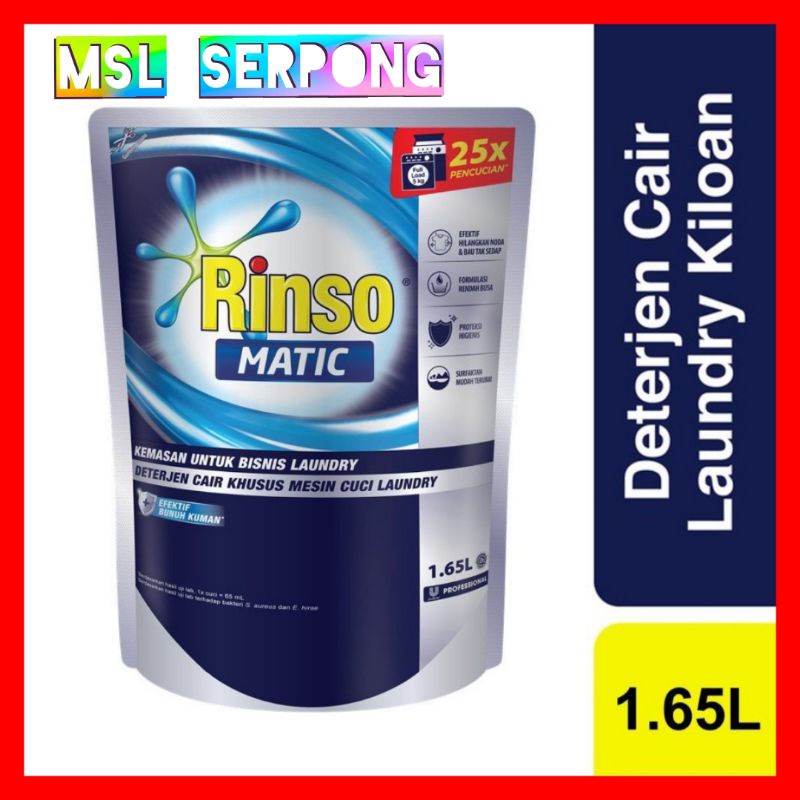 RINSO METIC PROFESIONAL DETERJEN KOSENTRAT LAUNDRY / RINSO / DETERJEN