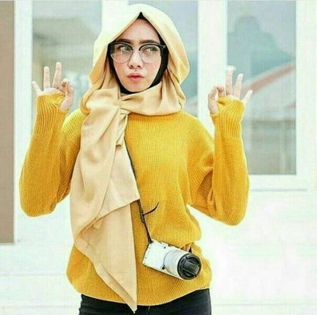 Rounded Hand Rajut Sweater Wanita Harga Murah