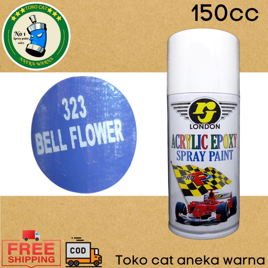 cat semprot 150 cc rj london bell flower spray paint pilok pilox