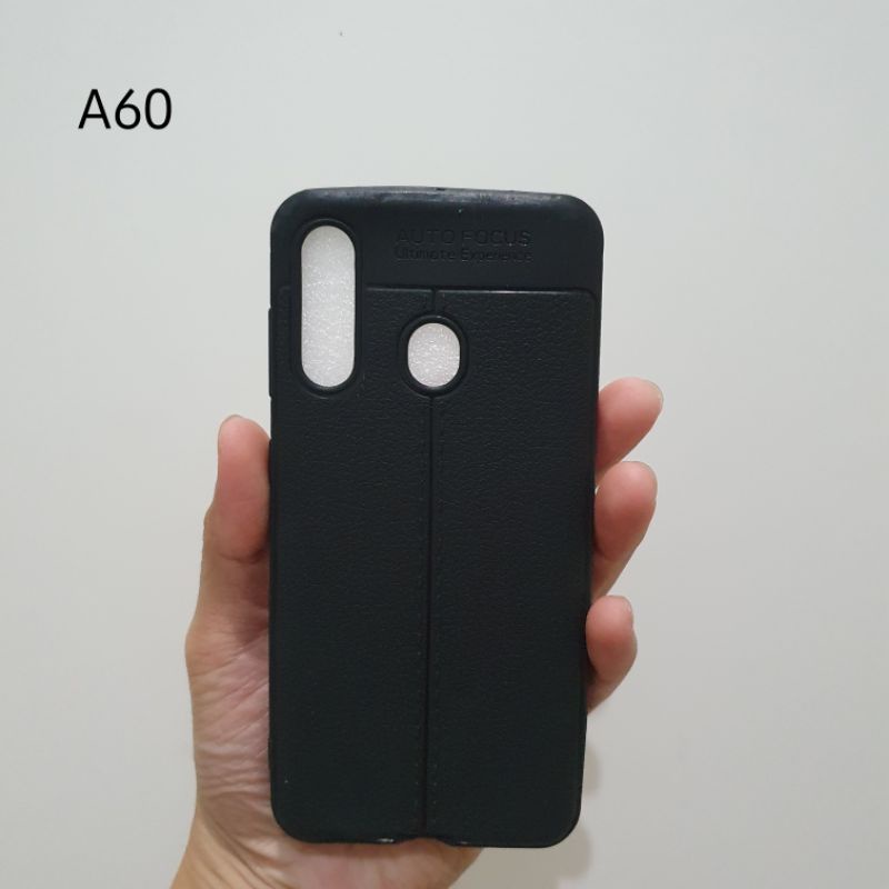 Case Autofocus Samsung A60 Softcase Silikon Motif Kulit Jeruk