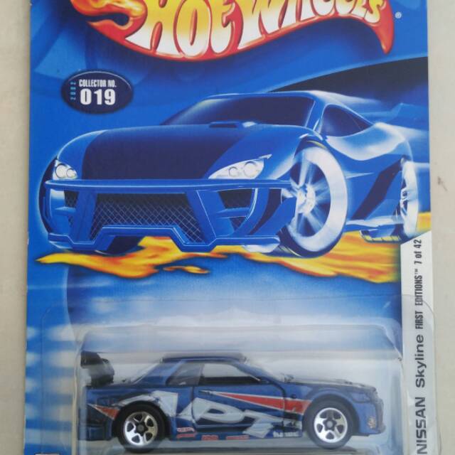 Hotwheels - Nissan Skyline R32 - First Edition - Blue Card - Error