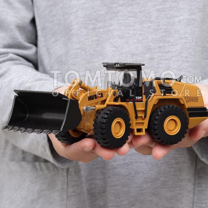 HOT SALE Tomtomo Bulldozer M Alat Berat Tractor Diecast Traktor Konstruksi Terjarmin