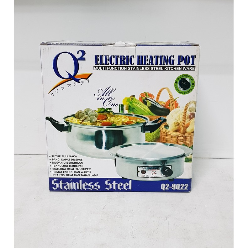 Panci Multi Cooker Electric Heating Pot Q2