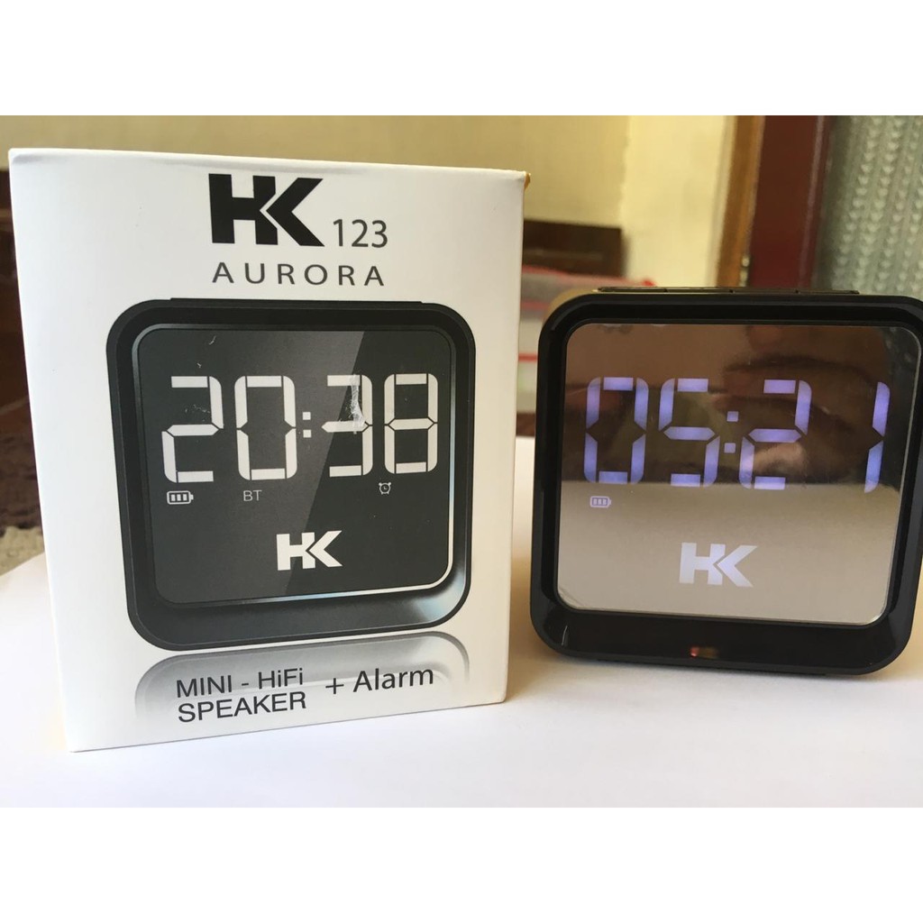 SPEAKER HK 123 AURORA BLUETOOTH MINI - HIFI SPEAKER + ALARM