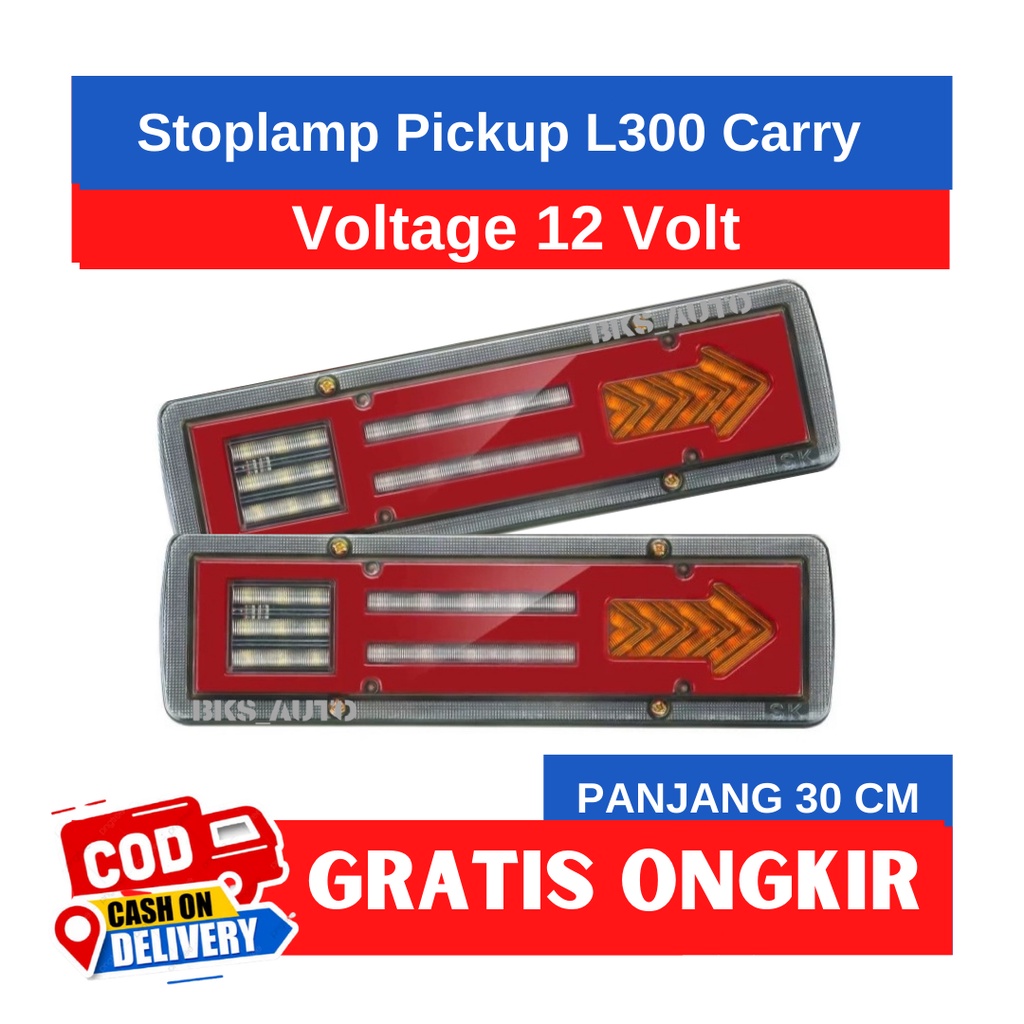 Lampu Variasi LED Stop Lamp Mobil Truk Stoplamp Running Sein Truck 12 Volt