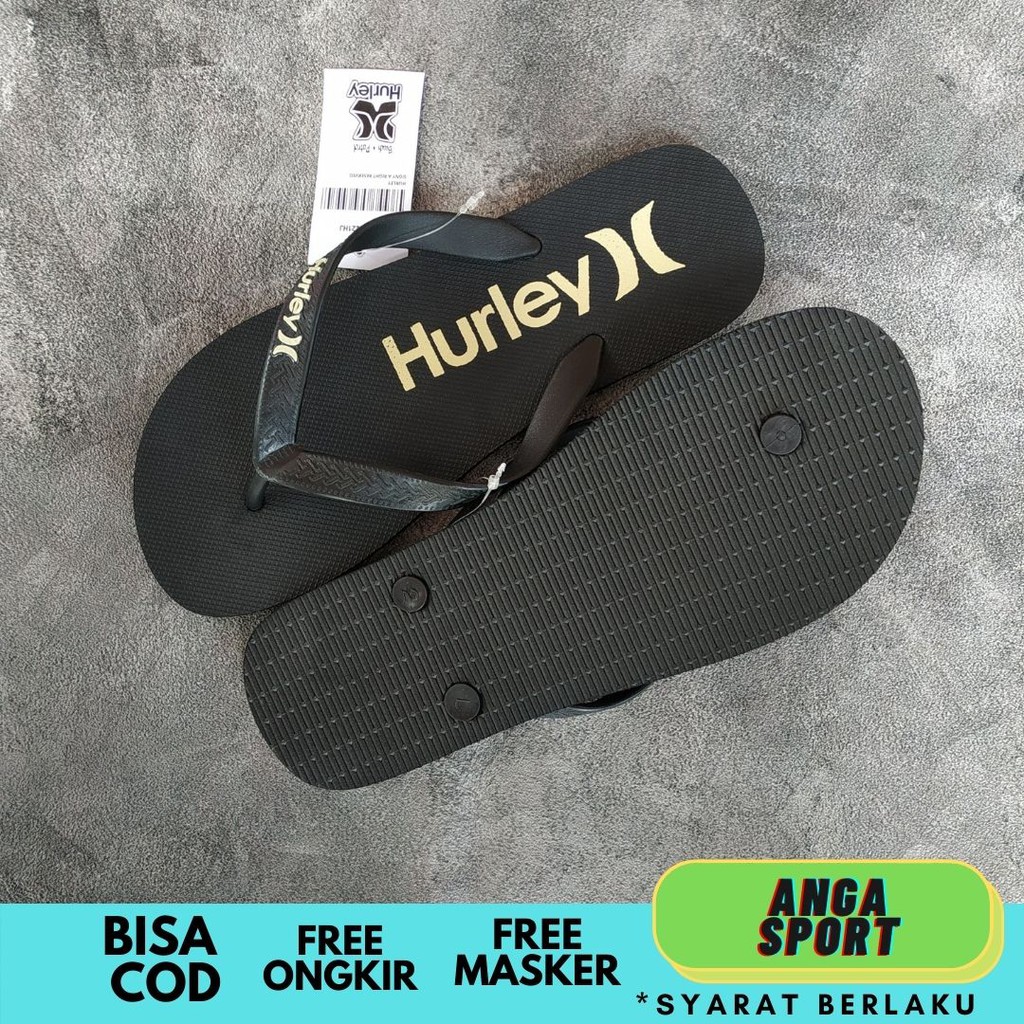 SANDAL JEPIT PRIA HURLEY / SENDAL COWOK JEPIT DISTRO KEREN / SANDAL KASUAL KEKINIAN PREMIUM