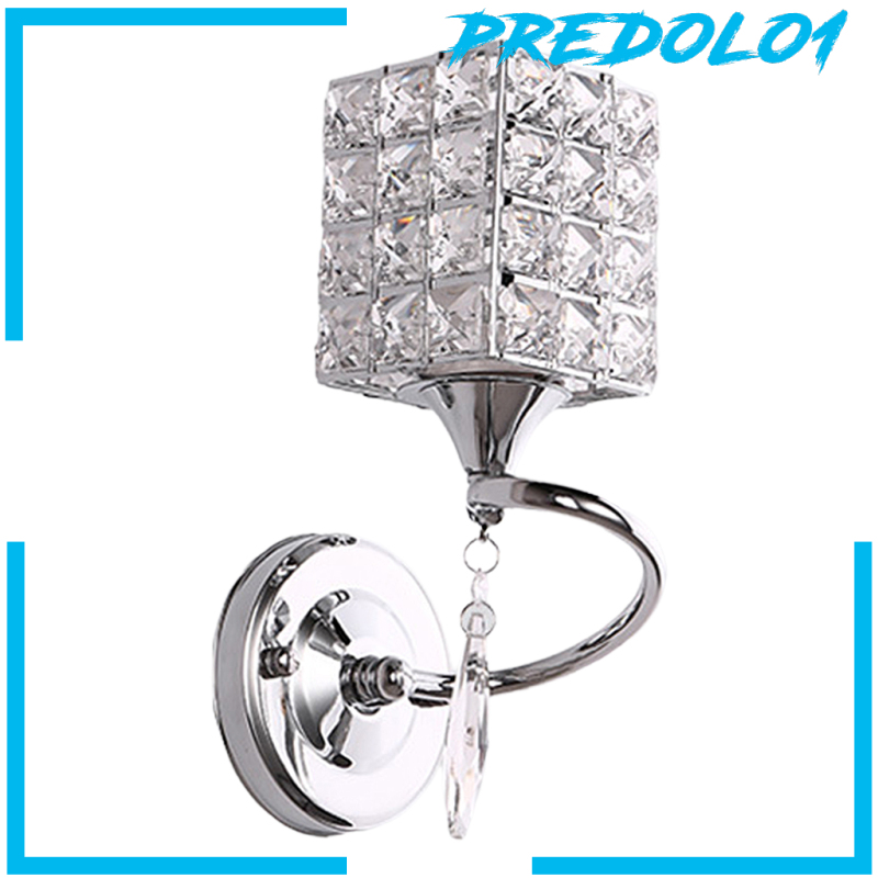 (Predolo1) Lampu Dinding E27 Bahan Kaca Kristal