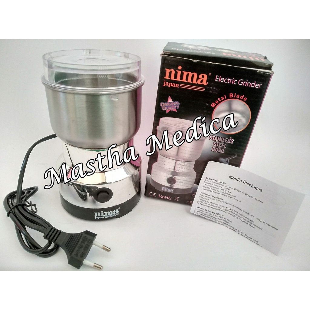 Alat Peracik Obat Blender Obat Electric Grinder Stainless Steel Nima