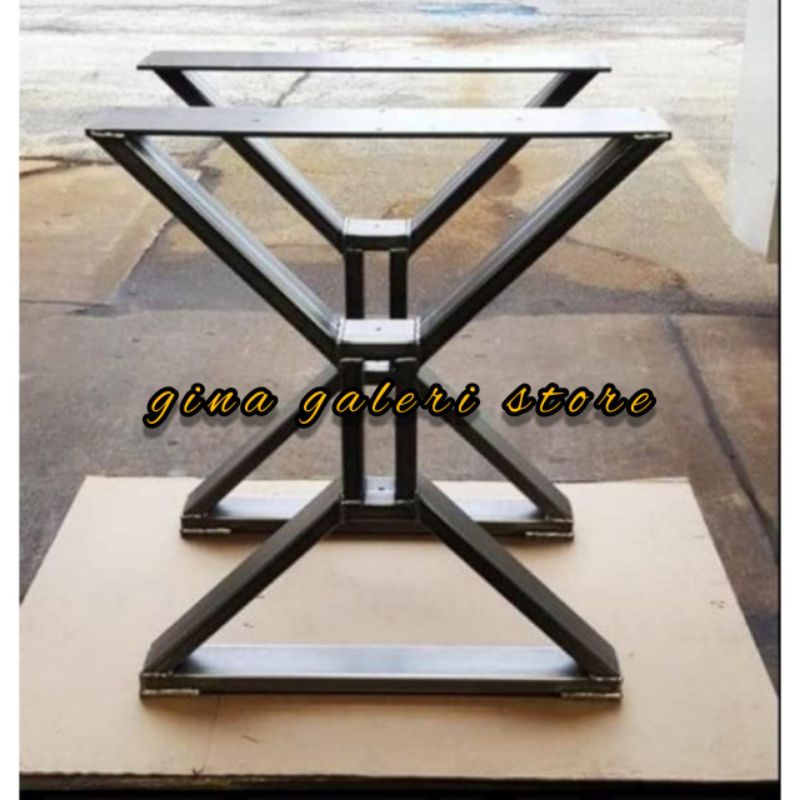 Kaki Meja Besi Hollow Meja Komputer/ Kerja/ Serbaguna (Harga sepasang)