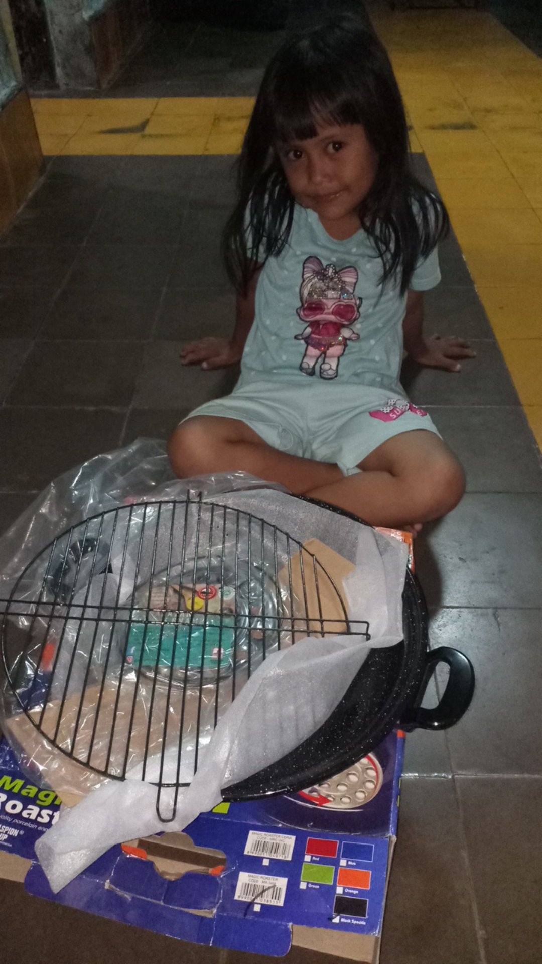 Maspion 34 Cm Magic Roaster Alat Pemanggang Sate, Ayam, Sosis Dll