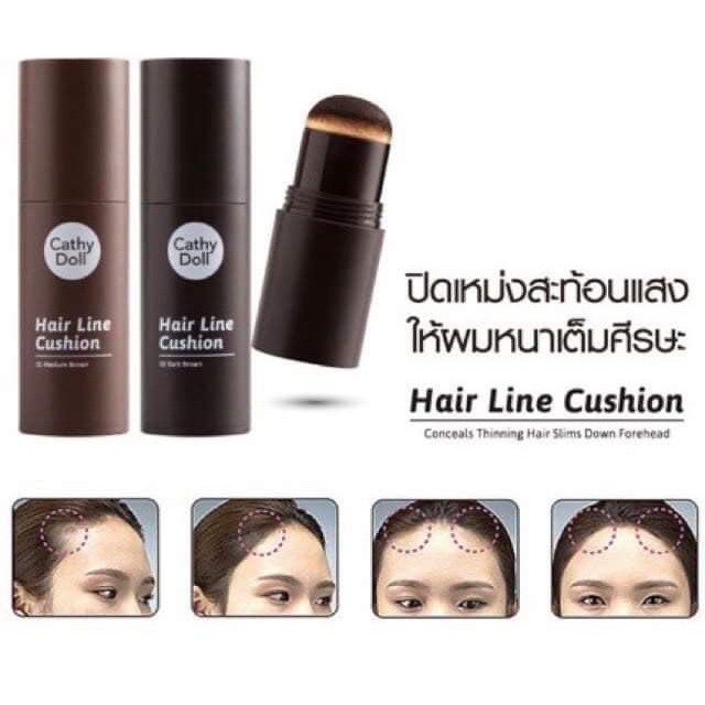 Cathy Doll Hair Line Cushion | Cushion untuk Rambut Tipis &amp; Area yang Kosong Original Thailand