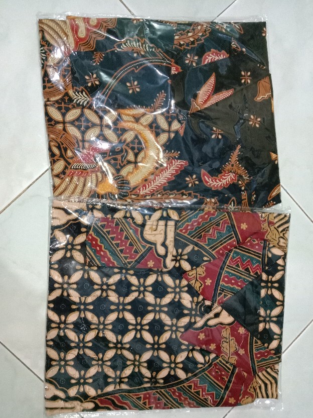 Atmadeva Cabut Warna Kemeja Batik Pria Katun Cabut Full Furing