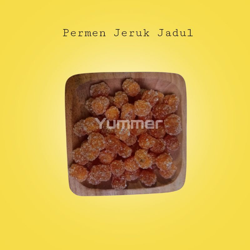 

Permen jeruk/permen gula rasa jeruk 100g by PURNAMALIFE