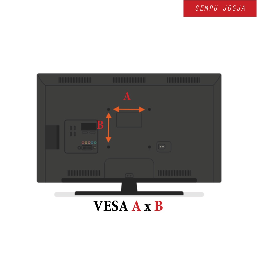 Bracket TV LED LCD 24 32 40 42 43 55 60 inch Braket TV Breket TV