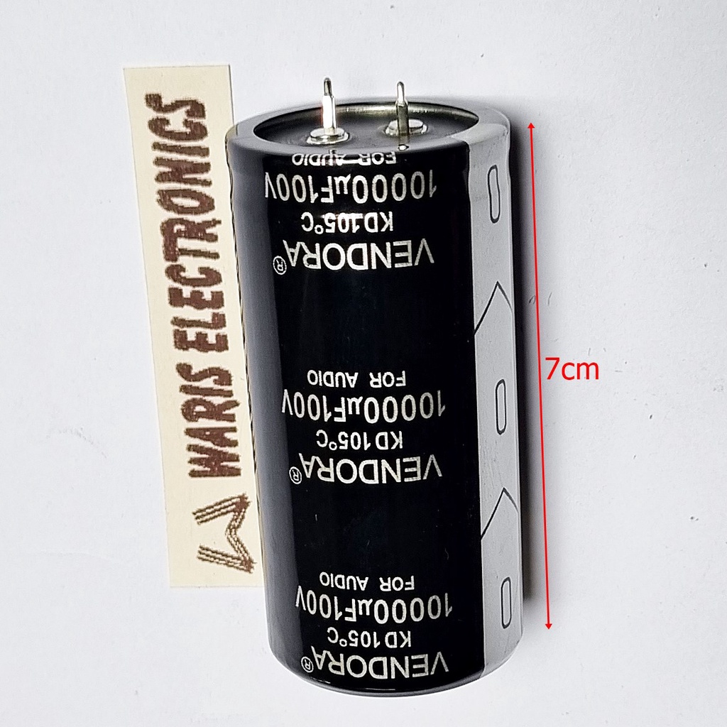 Elco Capacitor 10000uF 100V Vendora Isi Full