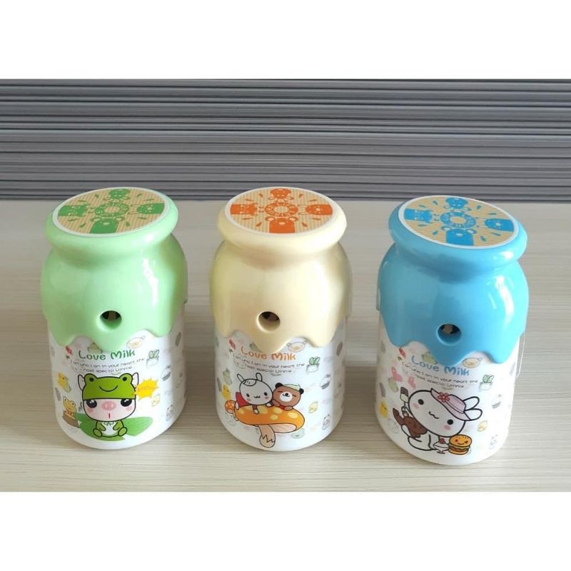 

Rautan putar / rautan meja motif botol susu