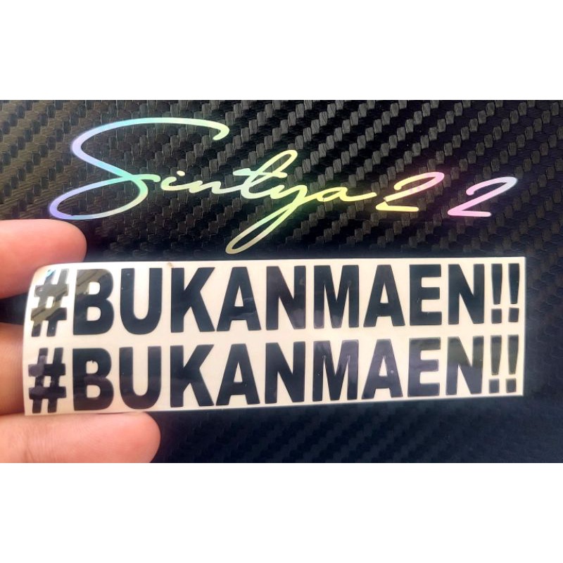 

sticker bukanmaen stiker cutting