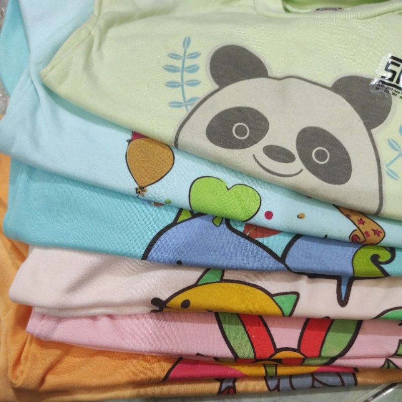 Kaos bayi SNI ukuran rat S M L XL lengan pendek Love Mom