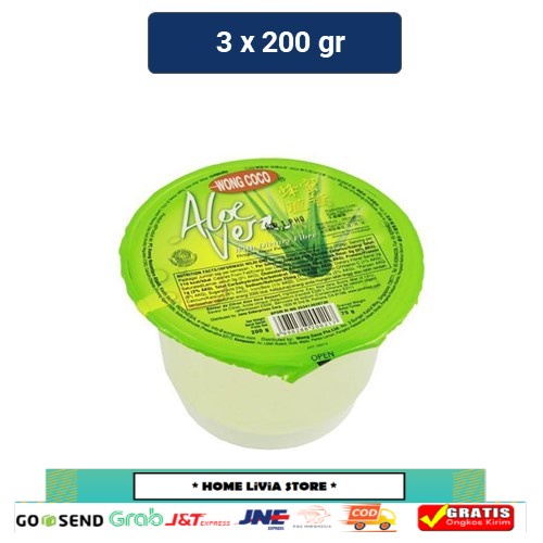 

Wong Coco Sari Kelapa Dugan Aloe Vera 3 x 200 gr