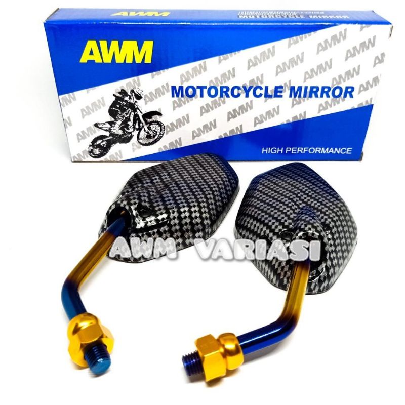 Spion Yamaha Jupiter Karbon Twotone - Spion Mini Karbon Twotone Mio nmax aerox jupiter vega vixion