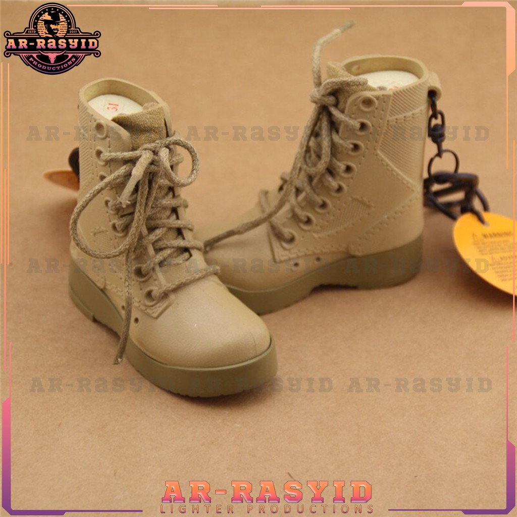 Korek Api Bara Gas Gantugan Kunci Sepatu Army BISA COD