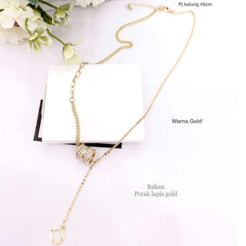 Kalung Rantai Silver925 Perak Platgold Premium Quality Anti karat anti alergi Ans29