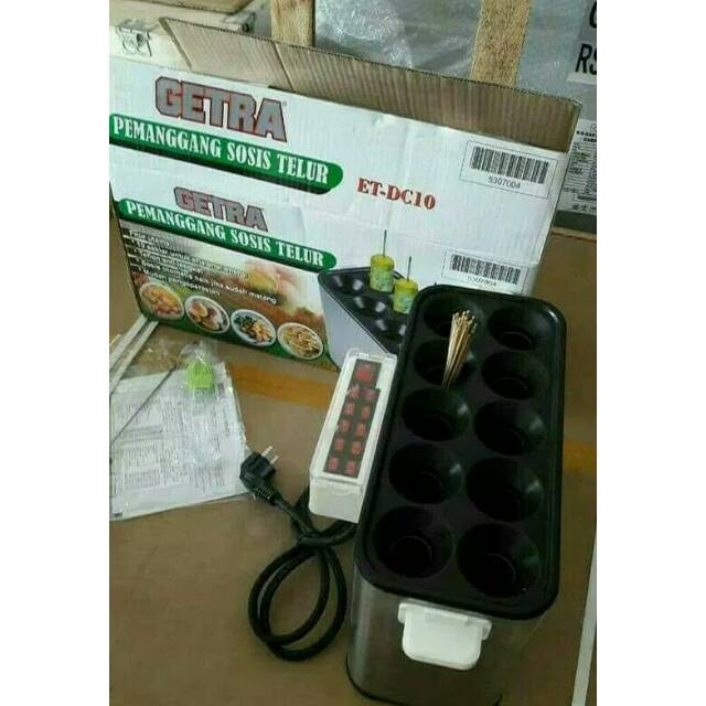 EGG ROLL SOSIS / MESIN SOSTEL / MESIN SOSIS LISTRIK 10 LUBANG