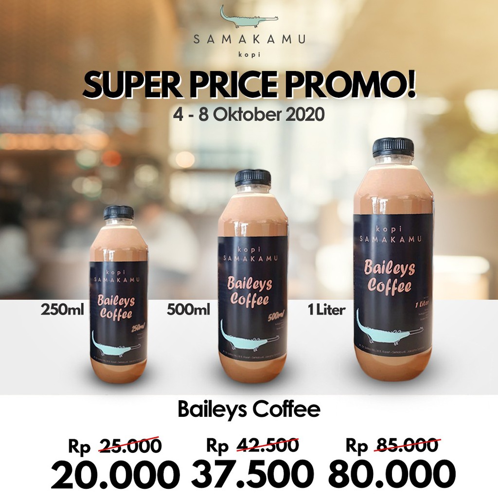 

PROMO !! Baileys Coffee SAMAKAMU || Made By Order || High Ingredients Only