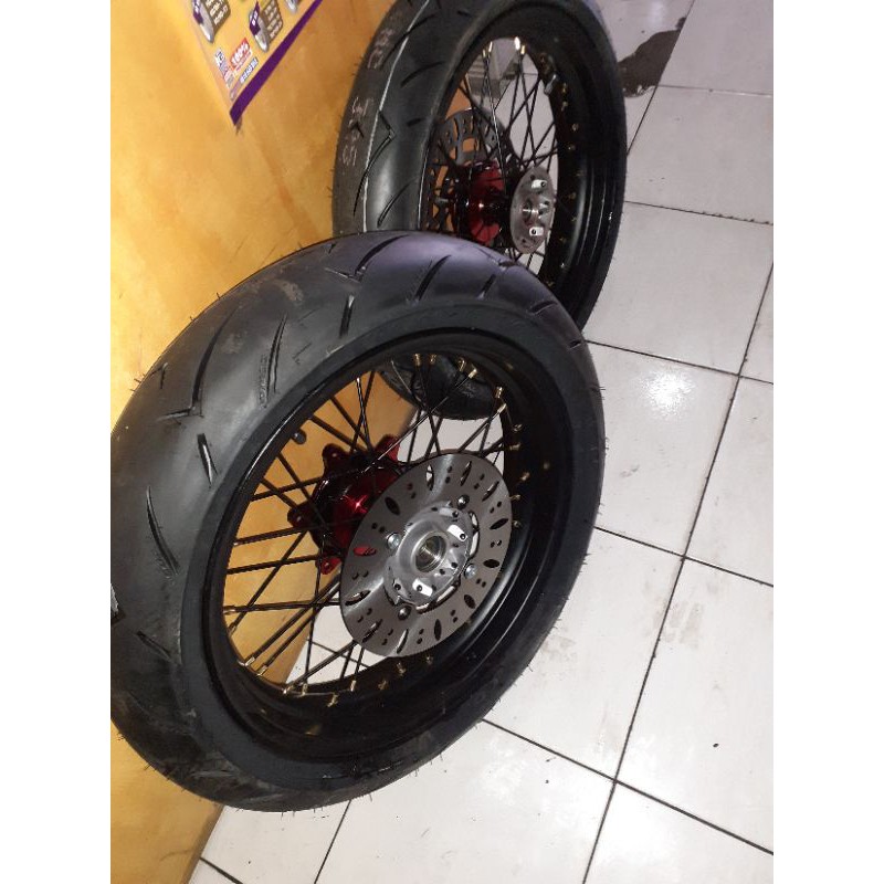 Velg crf150 supermoto komplit velg lebar supermotto