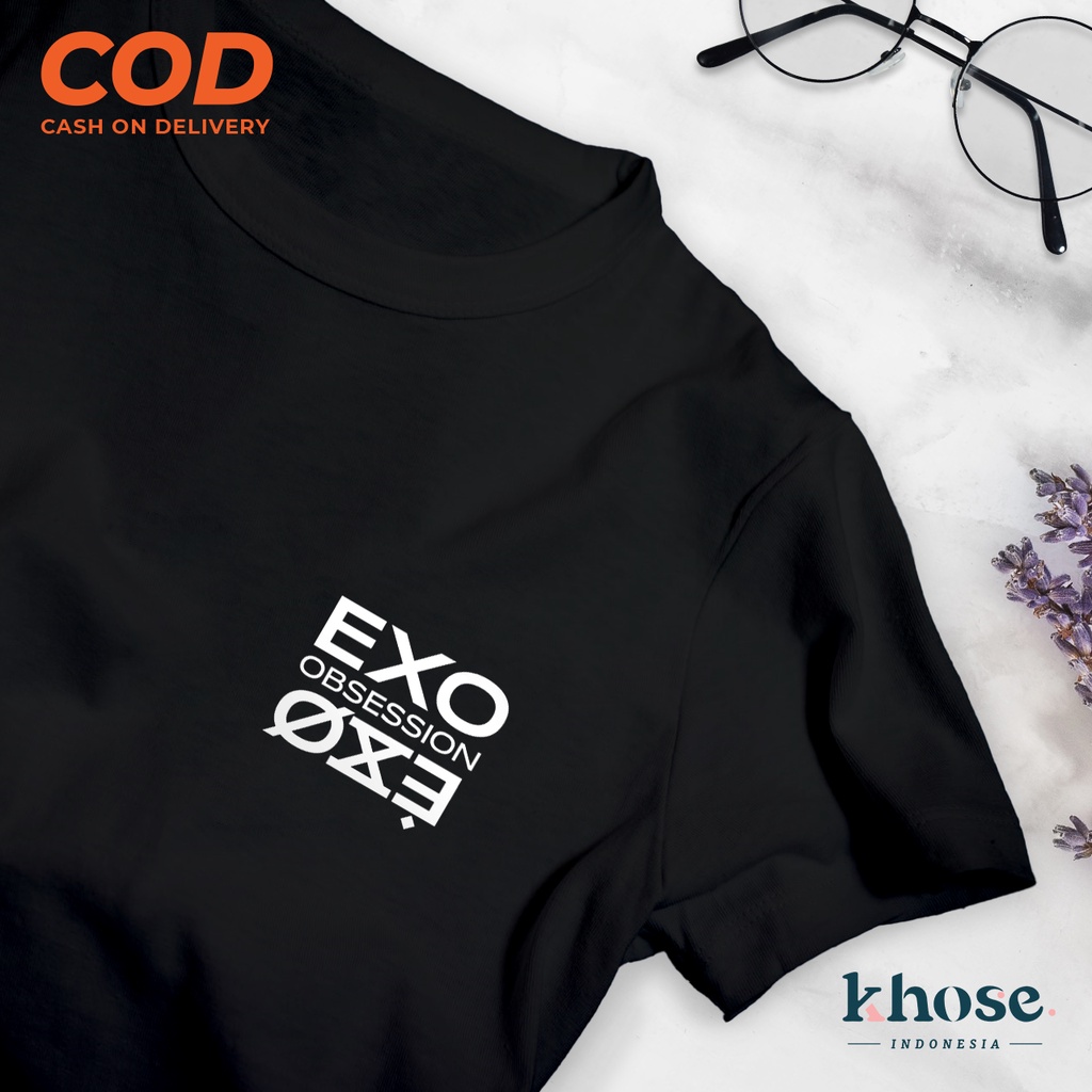 KHOSE KAOS UNISEX SABLON DIGITAL EXO OBSESSION KODE K-14 / KAOS EXO / KAOS EXO-L